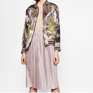 Zara Limited Edition Sukajan Satin Bomber